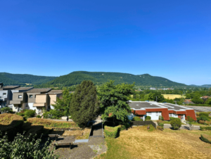 Aussicht vom Balkon