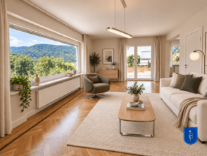 Modernes Wohnzimmer (-KI  generiert)