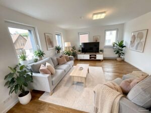 Zimmer - Wohnzimmer, Skandinavisch - (KI generiert)